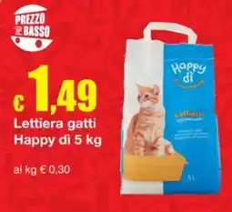 Sì con te Lettiera gatti Happy di offerta