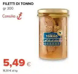 Tigre Filetti di tonno Consilia offerta