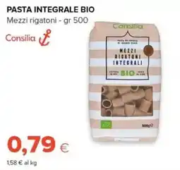 Tigre Pasta integrale bio Mezzi rigatoni offerta