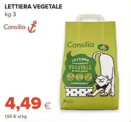 Tigre Lettiera vegetale Consilia offerta