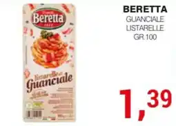Supermercati Spesa Mia Beretta listarelle di guanciale offerta