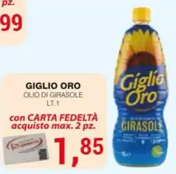 Supermercati Spesa Mia Giglio Oro olio di girasole offerta