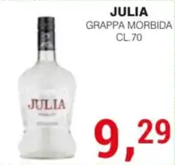Supermercati Spesa Mia Julia grappa morbida offerta