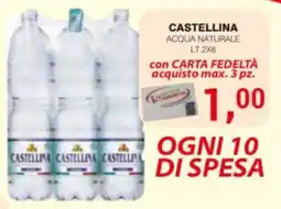 Supermercati Spesa Mia Acqua naturale Castellina offerta