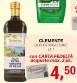 Supermercati Spesa Mia Olio extra vergine di oliva Clemente offerta
