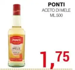 Supermercati Spesa Mia Ponti aceto di mele offerta