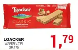 Supermercati Spesa Mia Loacker wafer v.tipi offerta
