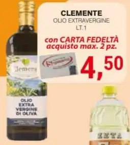 Supermercati Spesa Mia Olio extravergine di oliva Clemente offerta