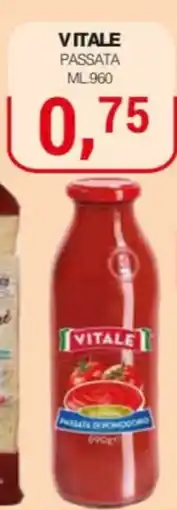 Supermercati Spesa Mia Passata di pomodoro Vitale offerta