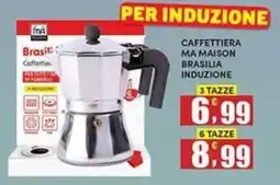 Maury's Caffettiera Ma Maison Brasilia offerta