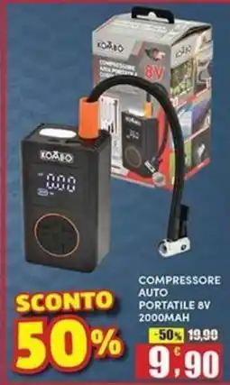 Maury's Compressore auto portatile 8V offerta