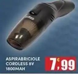Maury's Aspirabriciole cordless 8v offerta