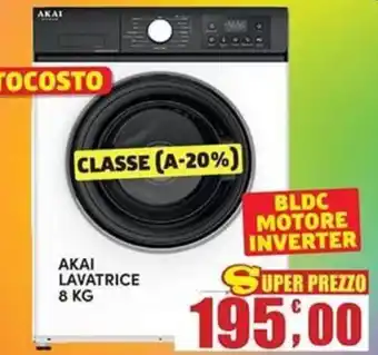 Akai lavatrice 8 kg
