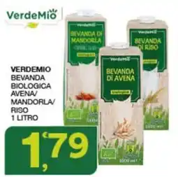 Quick Sisa Verdemio bevanda biologica avena/mandorla/riso offerta