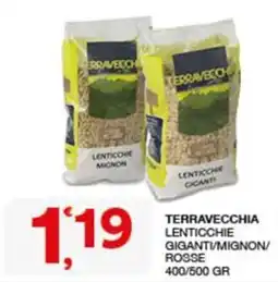 Quick Sisa Terravecchia lenticchie giganti/mignon/rosse offerta