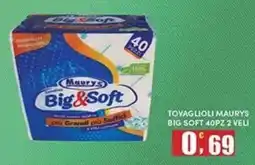 Maury's Tovaglioli Maury's Big & Soft offerta