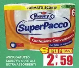 Maury's Asciugatutto Maury's offerta