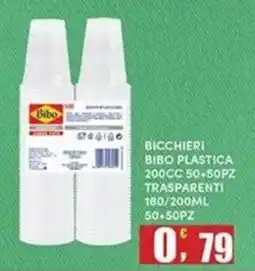 Maury's Bicchieri bibo plastica offerta