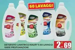 Maury's Detersivo lavatrice Maury's offerta