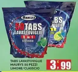 Maury's Tabs lavastoviglie Maury's classico offerta