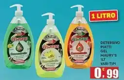 Maury's Detersivo piatti gel Maury's offerta