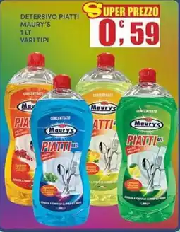 Maury's Detersivo piatti Maury's offerta