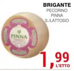 Supermercati Spesa Mia Brigante pecorino pinna s.lattosio offerta