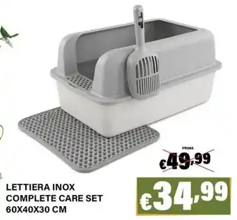 Lettiera Inox Complete Care Set