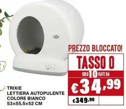 Zoomiguana Trixie lettiera autopulente colore bianco offerta