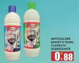 Maury's Anticalcare Maury's offerta