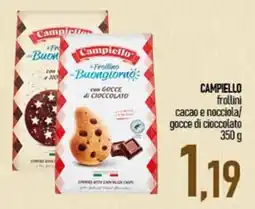 Ciro Amodio Campiello frollini cacao e nocciola offerta