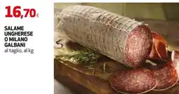 Extracoop Salame ungherese o milano galbani offerta