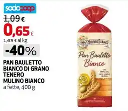 Extracoop Pan Bauletto Bianco di Grano Tenero Mulino Bianco offerta