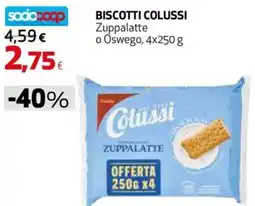 Extracoop Biscotti Colussi Zuppalatte offerta