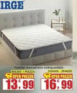 Maury's Topper trapuntato con elastico IRGE offerta