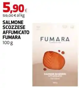 Extracoop Salmone scozzese affumicato fumara offerta