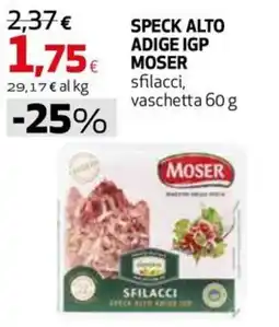 Extracoop Speck alto adige igp moser sfilacci offerta
