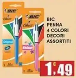 Maury's BIC Penna 4 colori decori assortiti offerta
