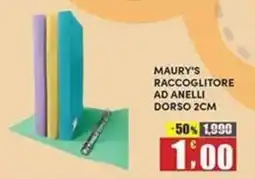 Maury's Maury's Raccoglitore ad anelli offerta