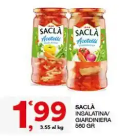 Quick Sisa Saclà insalatina/giardiniera offerta