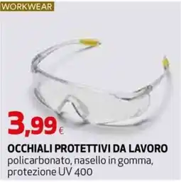 Extracoop Occhiali protettivi da lavoro offerta