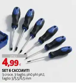 Extracoop Set 6 cacciaviti offerta