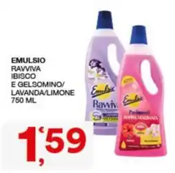 Quick Sisa Emulsio ravviva ibisco e gelsomino/lavanda/limone offerta