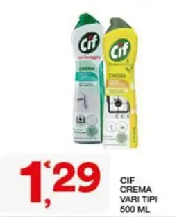 Quick Sisa Cif crema offerta