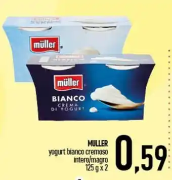 Müller yogurt bianco cremoso