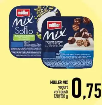 Müller Mix yogurt vari gusti