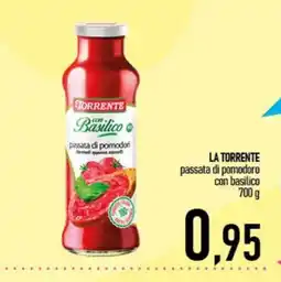 Ciro Amodio La Torrente passata di pomodoro con basilico offerta