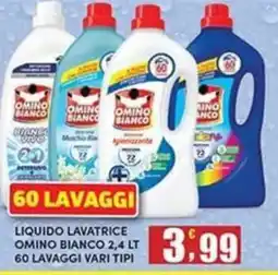 Maury's Liquido lavatrice Omino Bianco offerta