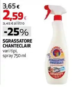 Extracoop Sgrassatore Chanteclair offerta