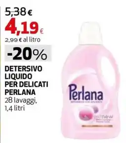 Extracoop Detersivo liquido per delicati Perlana offerta